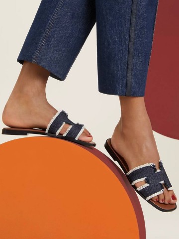 Hermes Oran sandal шлепанцы