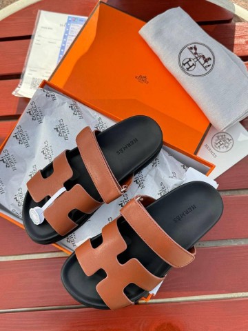 Hermes Chypre sandal шлепанцы