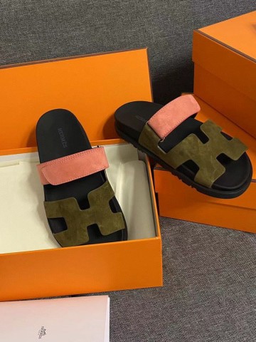 Hermes Chypre sandal шлепанцы