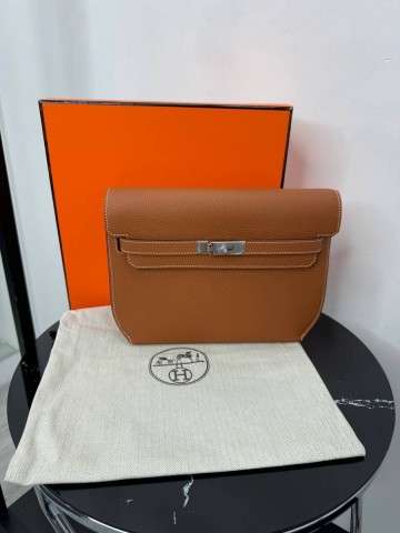 Hermes Kelly Depeches 25 клатч