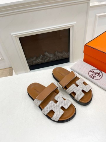 Hermes Chypre sandal шлепанцы