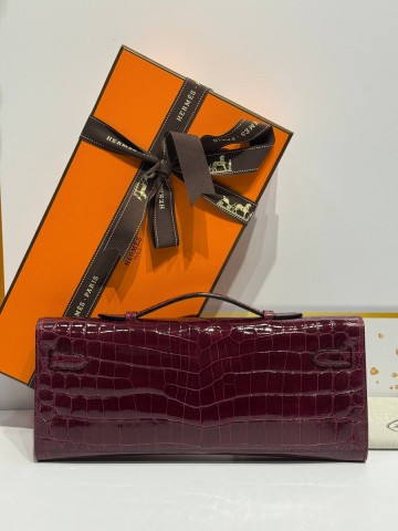 Hermes Kelly Long клатч