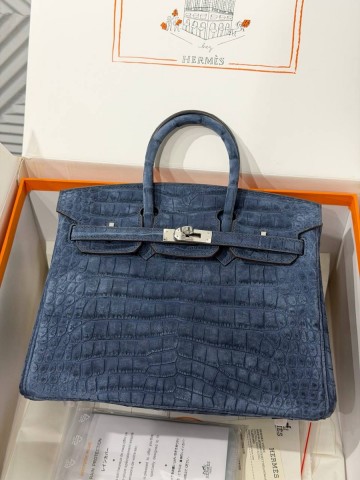 Hermes Birkin 25 Crocodile Alligator сумка
