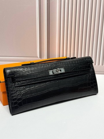 Hermes Kelly Long клатч