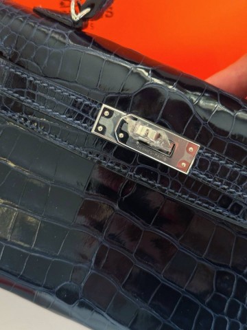 Hermes Kelly mini crocodile сумка