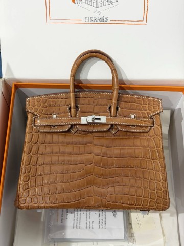 Hermes Birkin 25 Crocodile Alligator сумка