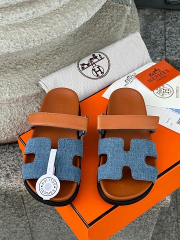 Hermes Chypre sandal шлепанцы