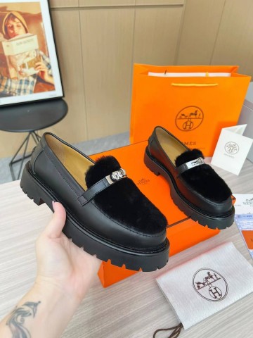 Hermes лоферы