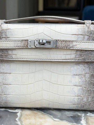 Hermes pochette crocodile сумка