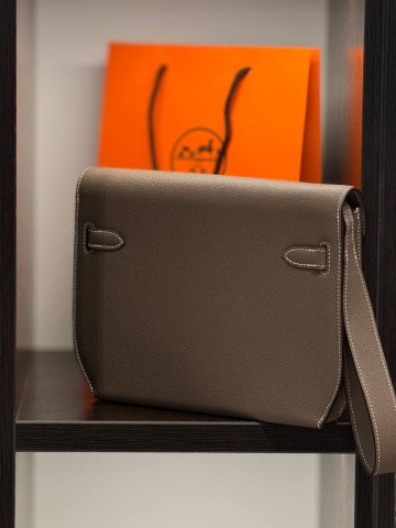 Hermes Kelly Depeches 25 клатч