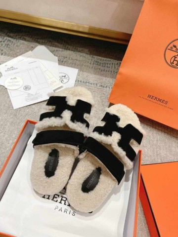 Hermes Chypre sandal шлепанцы