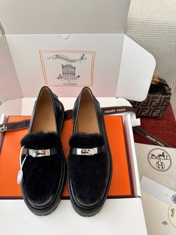 Hermes лоферы