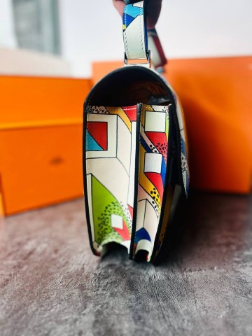 Hermes Constance 24 On a Summer Day Swift with Palladium Hardware сумка