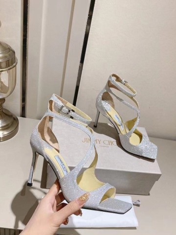 Jimmy Choo Azia 95 босоножки #978688EY