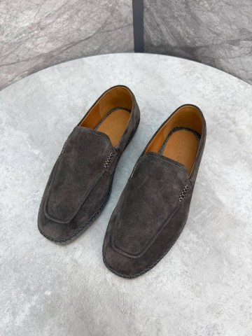 Kiton Suede espadrilles cognac calfskin эспадрильи #791749JS