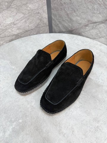 Kiton Suede espadrilles cognac calfskin эспадрильи #493444SF