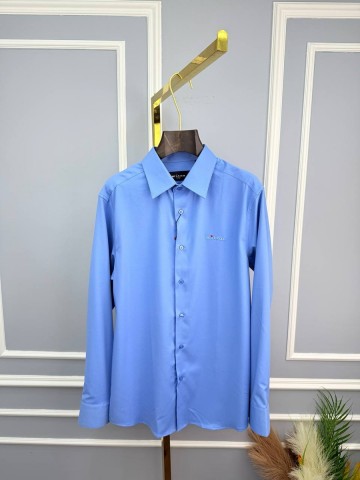 Kiton рубашка #959599FF