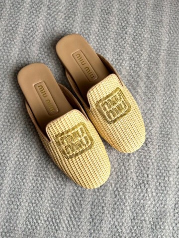 Miu Miu мюли #236544QA