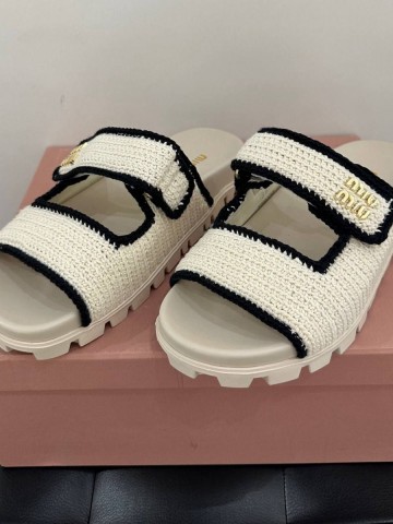 Miu Miu шлепанцы #743918RW