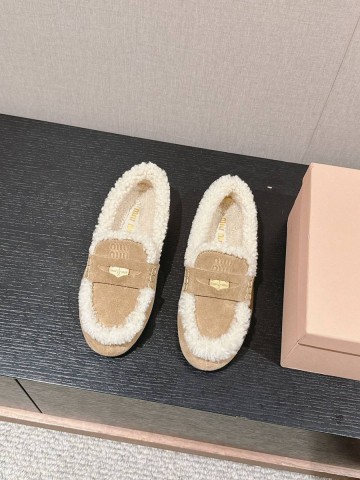 Miu Miu лоферы #348526NK