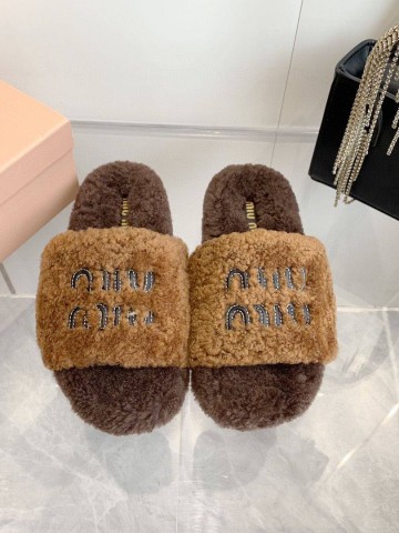 Miu Miu шлепанцы #425383NX