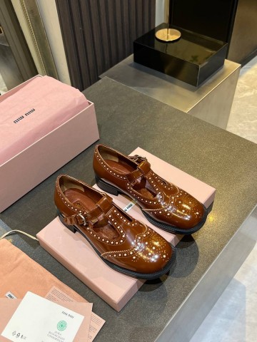 Miu Miu лоферы #415076YM