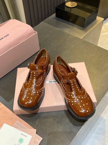 Miu Miu лоферы #415076YM