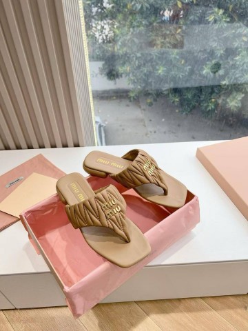 Miu Miu шлепанцы #219616QB