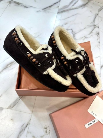 Miu Miu лоферы #532855DD