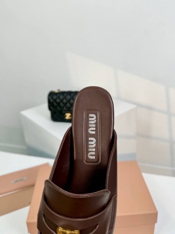 Miu Miu мюли #195420GX