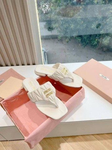 Miu Miu шлепанцы #840310MW