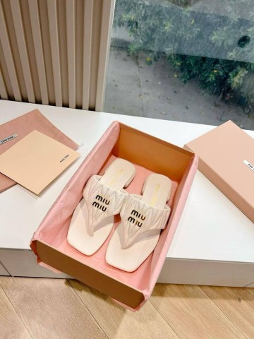Miu Miu шлепанцы #840310MW