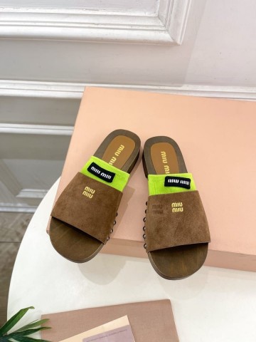 Miu Miu шлепанцы #553577ZL