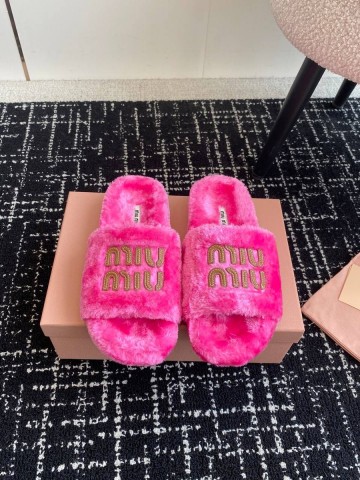 Miu Miu шлепанцы #755652GB