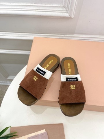 Miu Miu шлепанцы #668470YH
