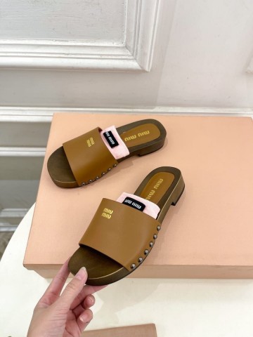 Miu Miu шлепанцы #678471TT