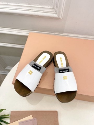 Miu Miu шлепанцы #860543XQ