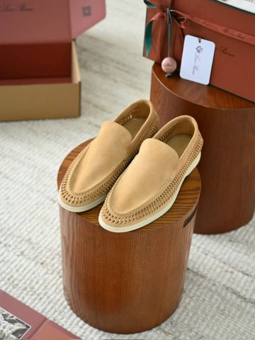 Loro Piana Summer walk suede лоферы #895762LC
