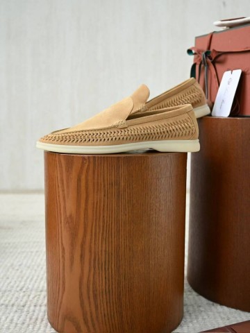 Loro Piana Summer walk suede лоферы #895762LC