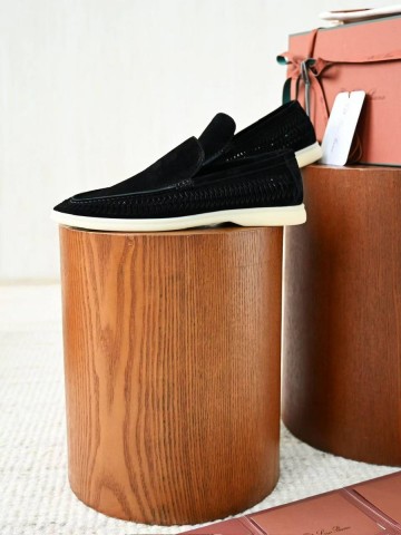 Loro Piana Summer walk suede лоферы #841783FL