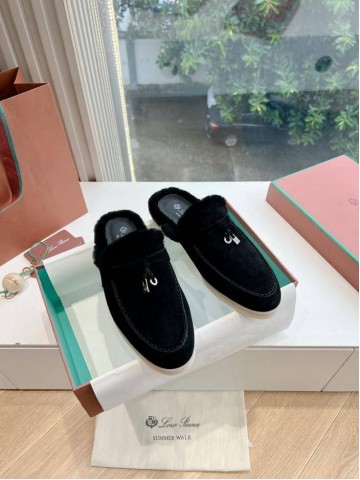 Loro Piana Babouche Charms Walk мюли #496578SY