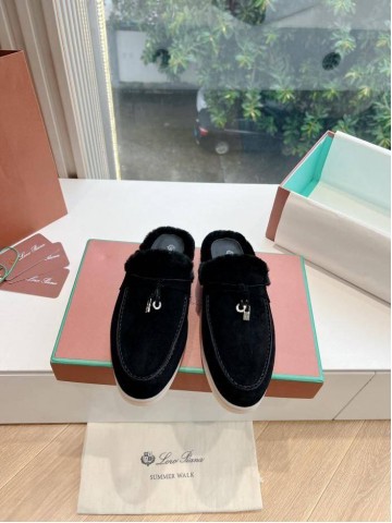 Loro Piana Babouche Charms Walk мюли #496578SY