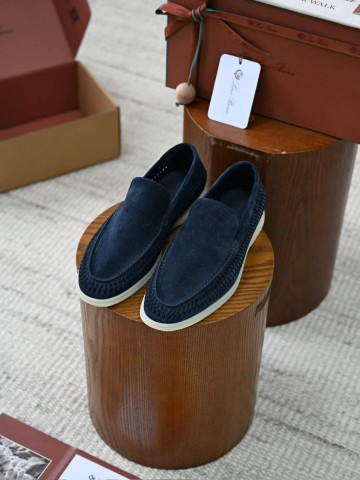 Loro Piana Summer walk suede лоферы #756291JW