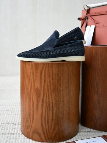 Loro Piana Summer walk suede лоферы #756291JW