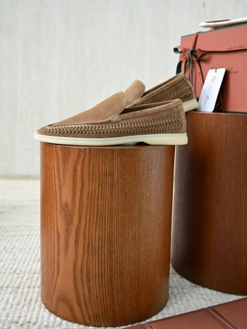 Loro Piana Summer walk suede лоферы #974149ZF