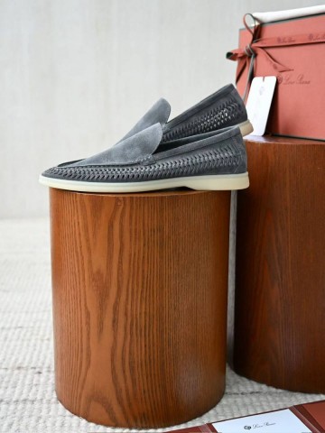 Loro Piana Summer walk suede лоферы #767286MG