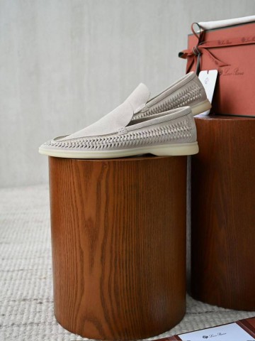 Loro Piana Summer walk suede лоферы #448107PE