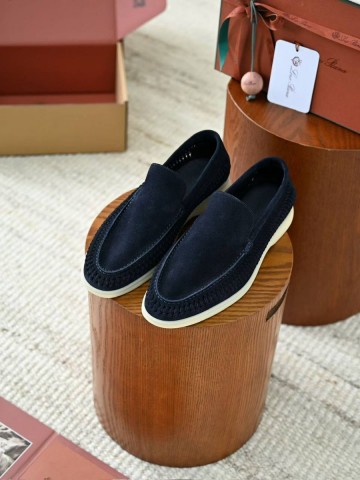 Loro Piana Summer walk suede лоферы #290812XU