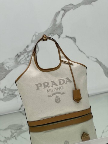 Prada large logo-print tote bag сумка #162552KH