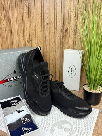 Prada кроссовки #370366KL
